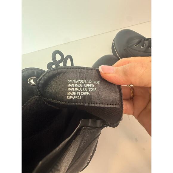 Unionbay Women’s Combat Size 8 Chunky Side Zip Boot Grunge Goth Look - Picture 4 of 7